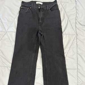 Abercrombie & Fitch Women's black Straight Leg Jeans